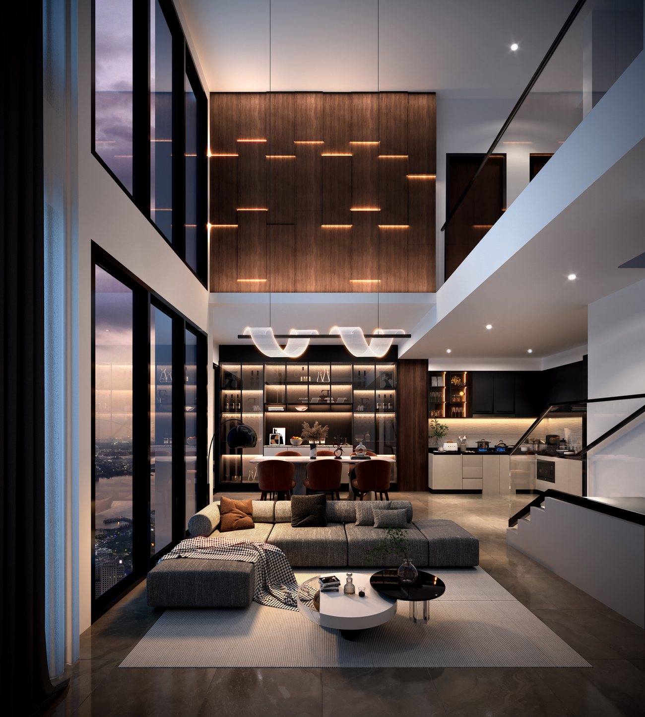 The Prestige duplex interior