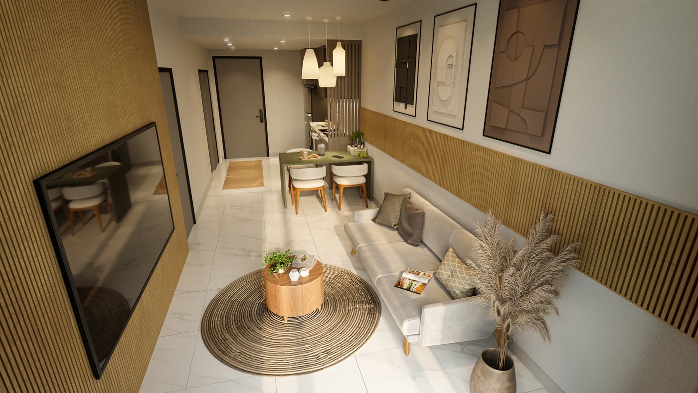 The Vista layout interior